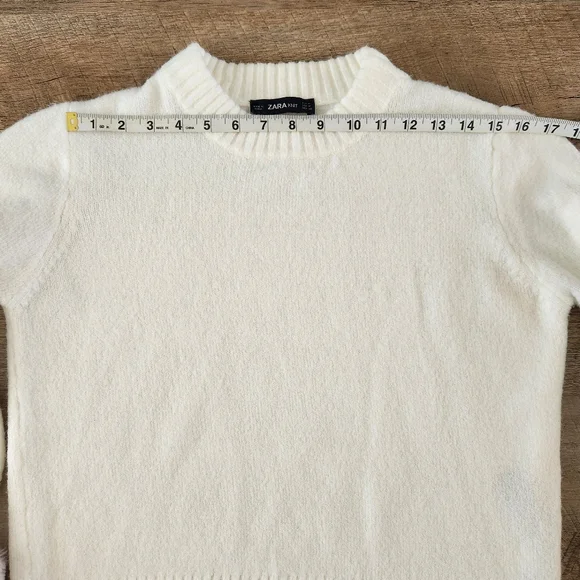 Zara Faux Fur Cuff Knit Sweater - Picture 10 of 13